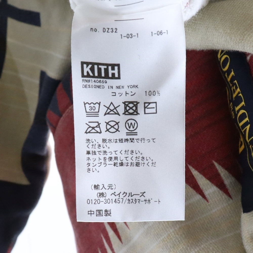KITH(キス) 20AW ×Pendleton Brave Star Williams III Hoodie ペンドルトン ブレイブ スター ウィリアムズ 3 総柄 プルオーバー スウェットパーカー 20-070-060-0021-4-0