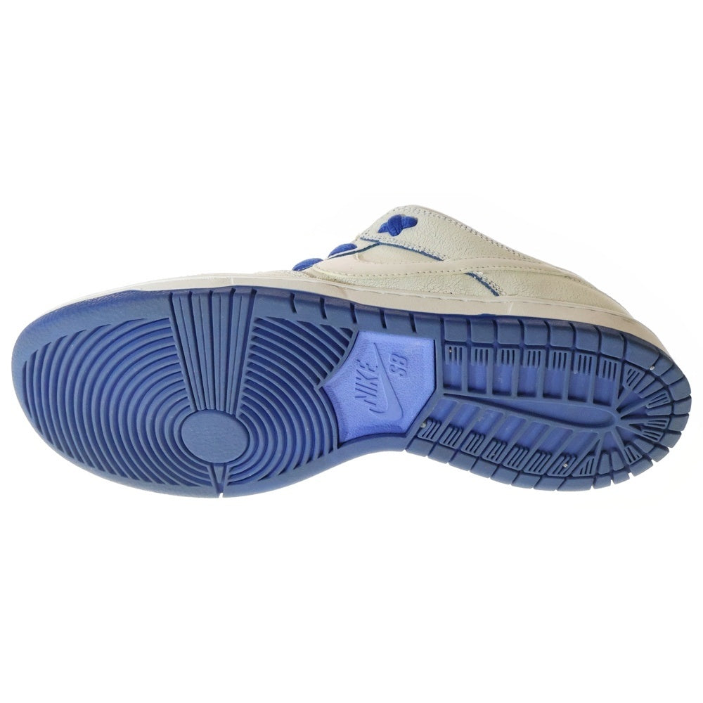 NIKE SB(ナイキエスビー) DUNK LOW PRO PRM SB ダンクロー ポースリン ローカットスニーカー ホワイト/ブルー US10.5/28.5cm CJ6884-100