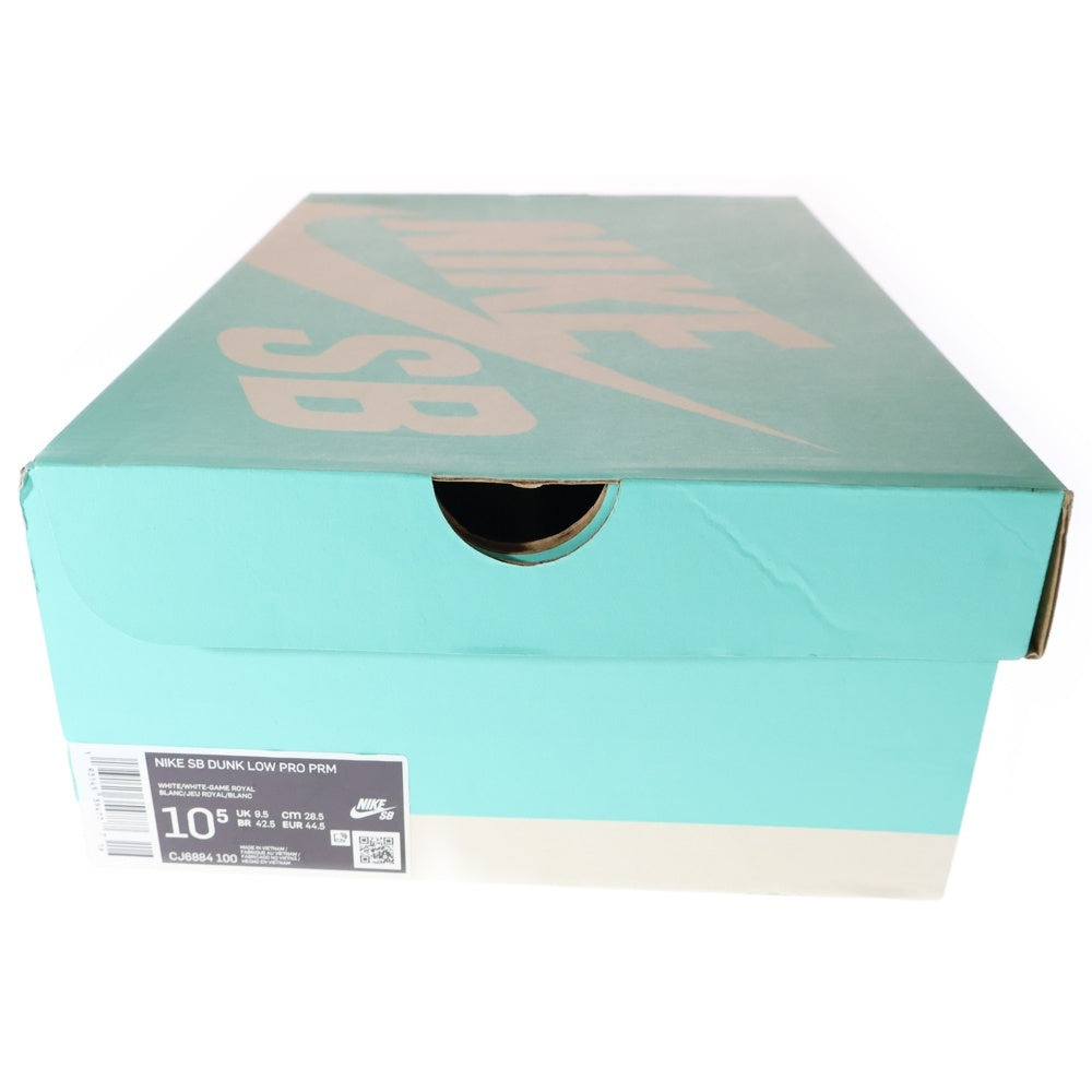 NIKE SB(ナイキエスビー) DUNK LOW PRO PRM SB ダンクロー ポースリン ローカットスニーカー ホワイト/ブルー US10.5/28.5cm CJ6884-100