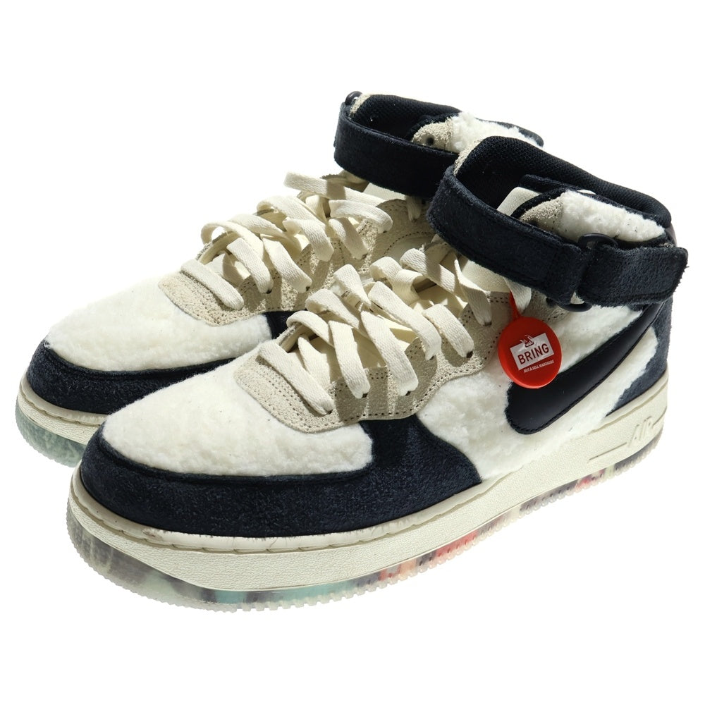 NIKE(ナイキ) AIR FORCE 1 MID 07 PREMIUM エアフォース1 プレミアム ココナッツ ミドルカットスニーカー シューズ ホワイト/グレー US10.5/28.5cm DO2123-113