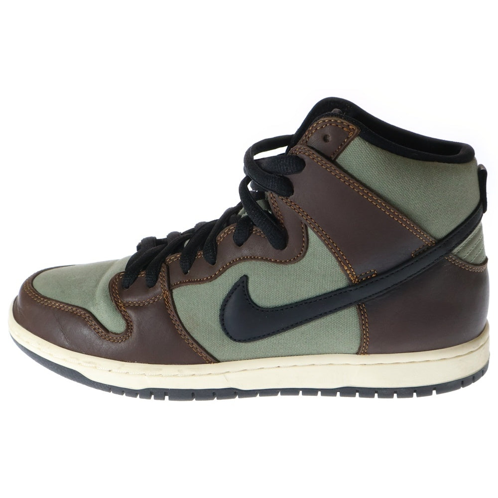 NIKE SB(ナイキエスビー) SB DUNK HIGH BAROQUE BROWN ダンク バロックブラウン ハイカットスニーカー ブラウン/カーキ US10/28cm BQ6826-201