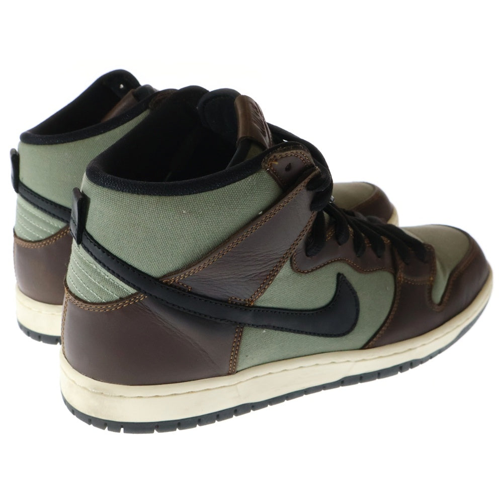 NIKE SB(ナイキエスビー) SB DUNK HIGH BAROQUE BROWN ダンク バロックブラウン ハイカットスニーカー ブラウン/カーキ US10/28cm BQ6826-201