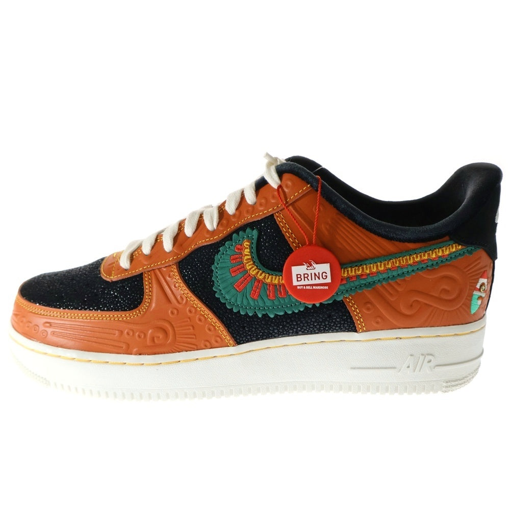 NIKE(ナイキ) AIR FORCE 1 07 LX SIEMPRE FAMILIA エアフォース1 ロー シエンプレ ファミリア ローカットスニーカー オレンジ/ブラック US10.5/28.5cm DO2157-816