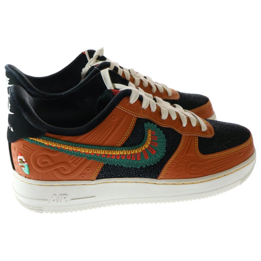 NIKE(ナイキ) AIR FORCE 1 07 LX SIEMPRE FAMILIA エアフォース1 ロー シエンプレ ファミリア ローカットスニーカー オレンジ/ブラック US10.5/28.5cm DO2157-816