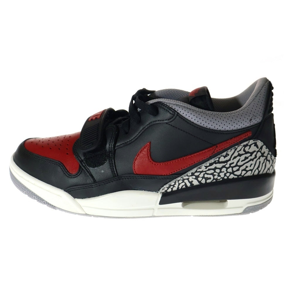 NIKE(ナイキ) AIR JORDAN LEGACY 312 LOW エアジョーダン レガシー 312 ローカットスニーカー ブラック/レッド US10.5/28.5cm CD7069-006