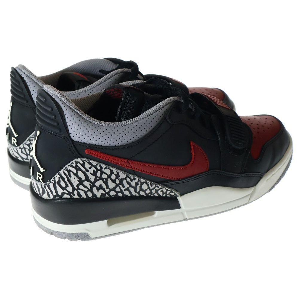 NIKE(ナイキ) AIR JORDAN LEGACY 312 LOW エアジョーダン レガシー 312 ローカットスニーカー ブラック/レッド US10.5/28.5cm CD7069-006
