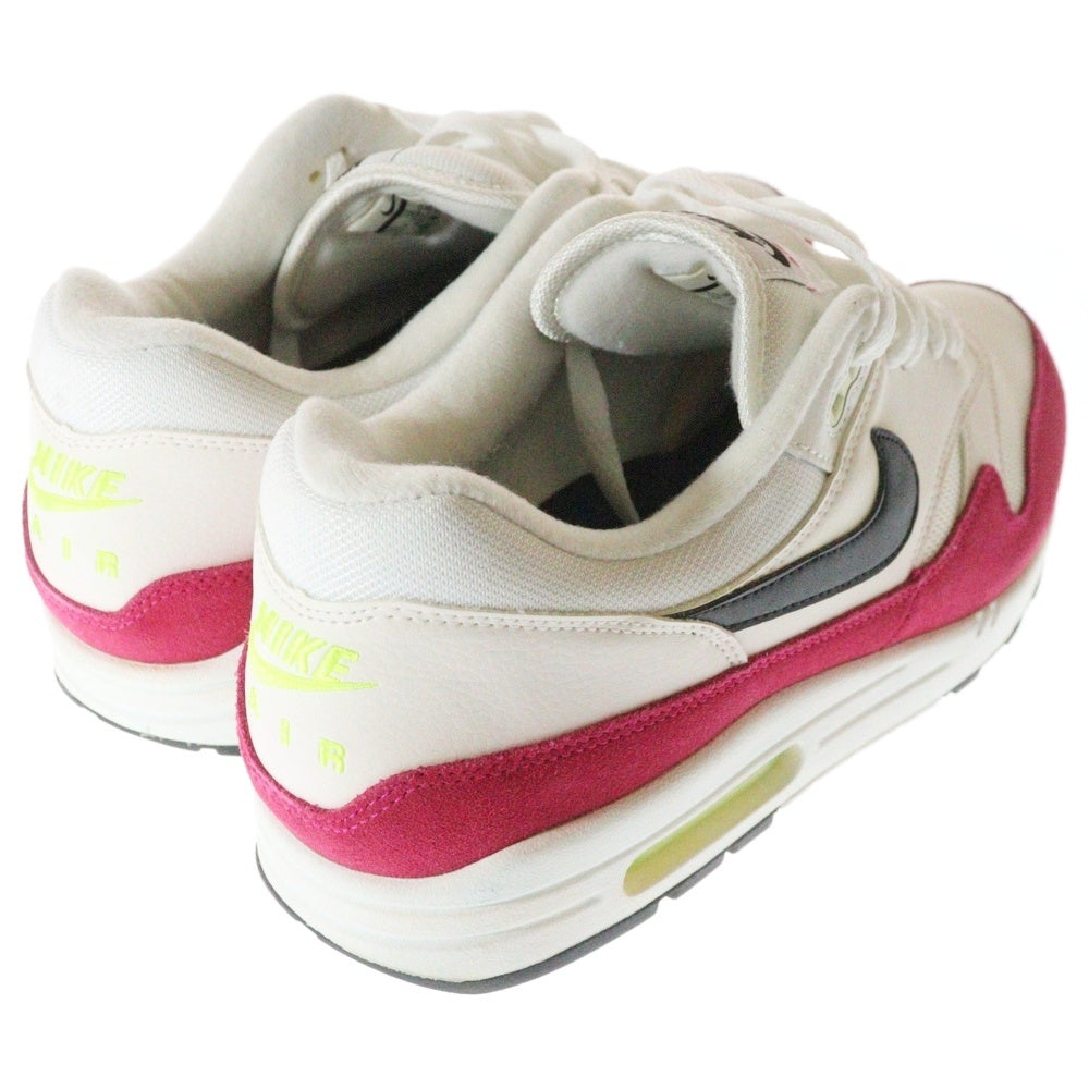 NIKE(ナイキ) AIRMAX 1 WHITE BLACK VOLT RUSH PINK エアマックス1 ローカットスニーカー マルチ US11/29cm AH8145-111