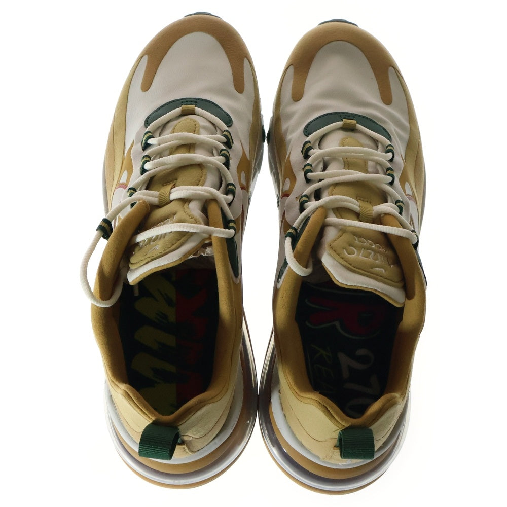 NIKE(ナイキ) AIR MAX 270 REACT REGGAE リアクト ローカットスニーカー ベージュ US10.5/28.5cm AO4971-700