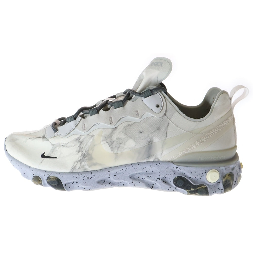 NIKE(ナイキ) ×KENDRICK LAMAR REACT ELEMENT 55 ケンドリック ラマー リアクトエレメント55 ローカットスニーカー ホワイト US11/29cm CJ3312-001