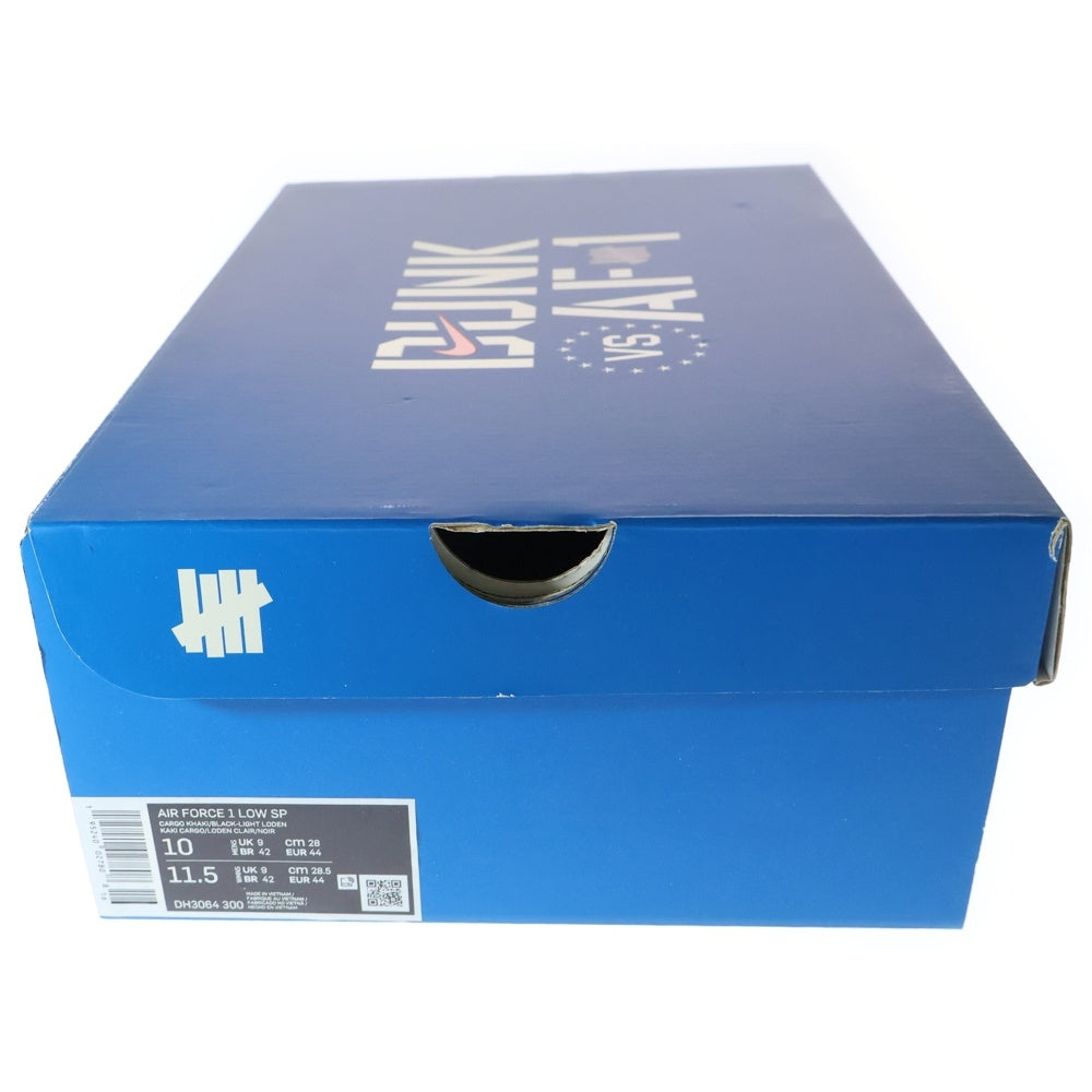 NIKE(ナイキ) ×UNDEFEATED AIR FORCE 1 LOW SP アンディフィーテッド ローカットスニーカー カーキ US10/28cm DH3064-300