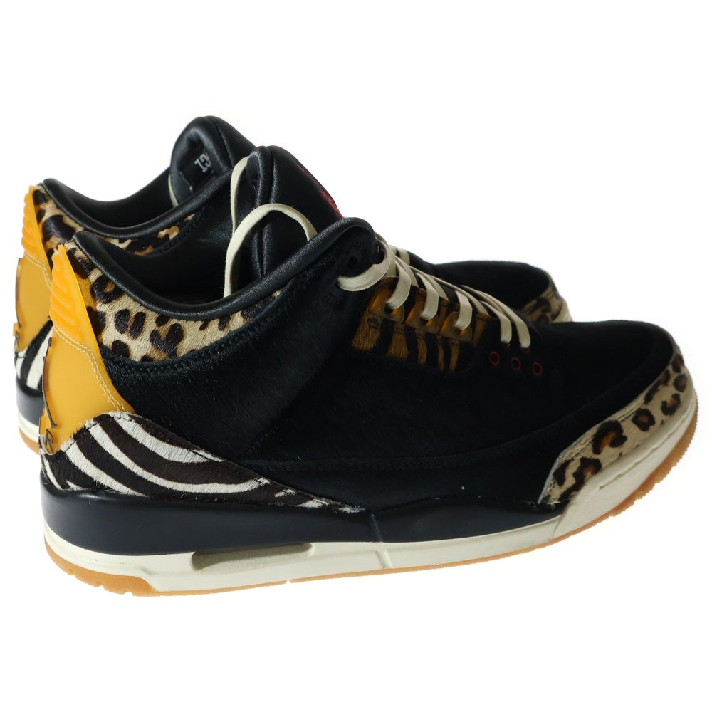 NIKE(ナイキ) AIR JORDAN 3 RETRO SE ANIMAL ジョーダン3 アニマル ハイカットスニーカー ブラック/ブラウン US11/29cm CK4344-002