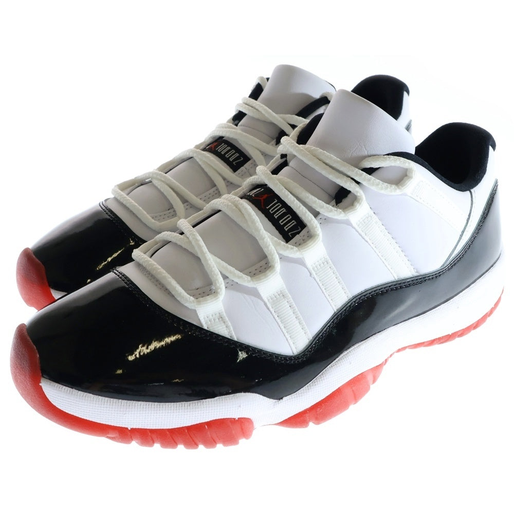 NIKE(ナイキ) AIR JORDAN 11 RETRO LOW CONCORD BRED エアジョーダン11 コンコルドブレッド ローカットスニーカー ホワイト/ブラック/レッド US10.5/28.5cm AV2187-160