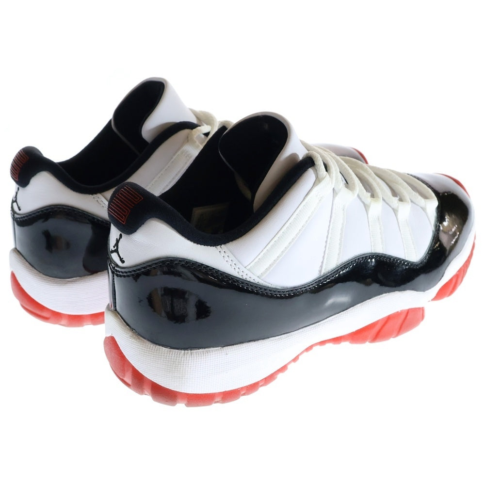 NIKE(ナイキ) AIR JORDAN 11 RETRO LOW CONCORD BRED エアジョーダン11 コンコルドブレッド ローカットスニーカー ホワイト/ブラック/レッド US10.5/28.5cm AV2187-160