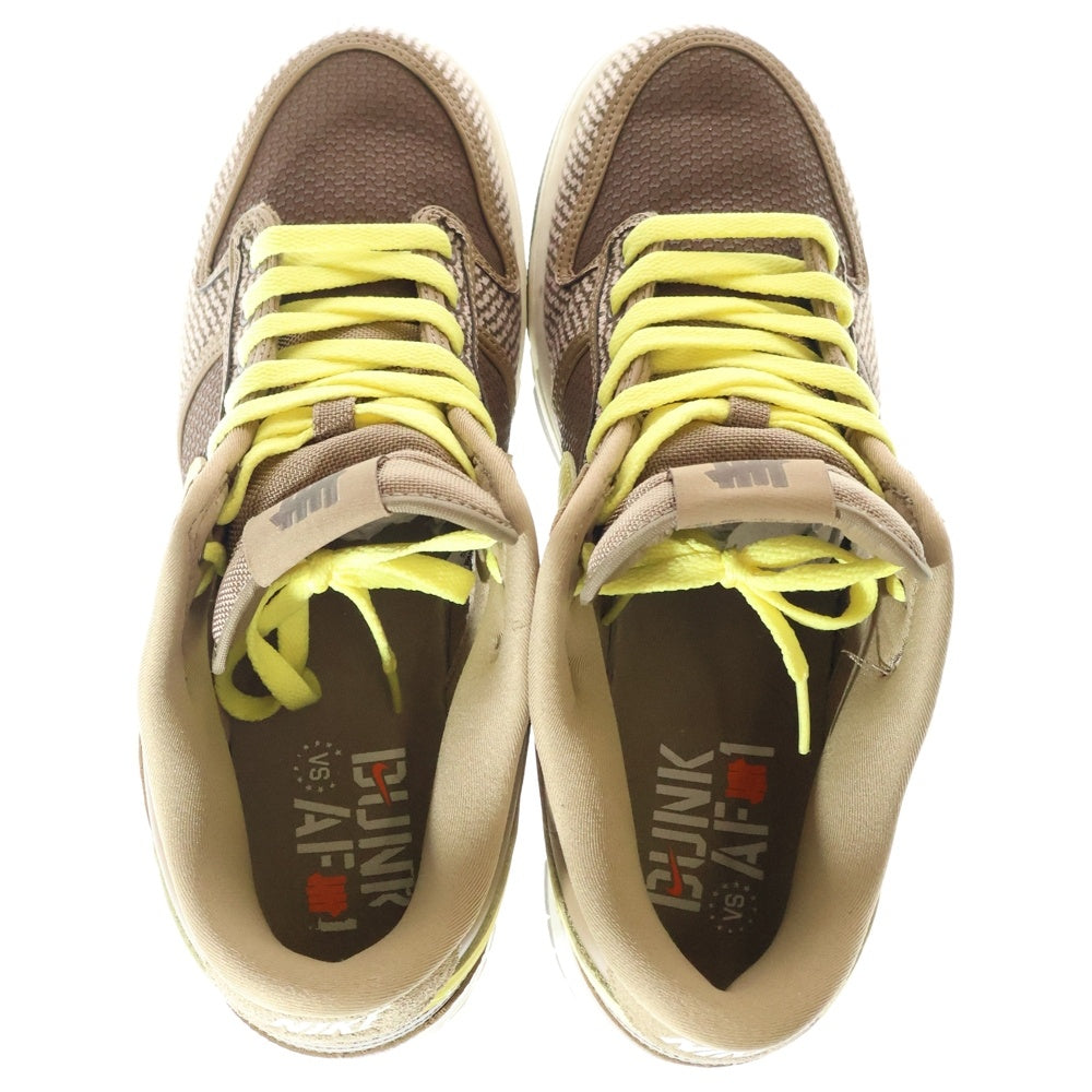 NIKE(ナイキ) ×UNDEFEATED DUNK LOW SP アンディフィーテッド ダンクローカットスニーカー ブラウン US10.5/28.5cm DH3016-200
