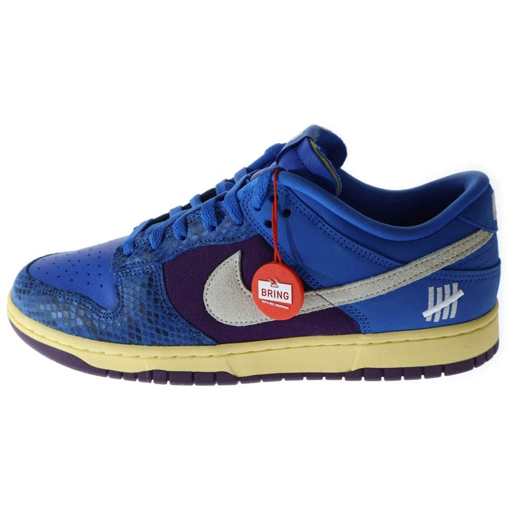 NIKE(ナイキ) ×UNDEFEATED DUNK LOW SP アンディフィーテッド ダンク ローカットスニーカー ブルー US10.5/28.5cm DH6508-400