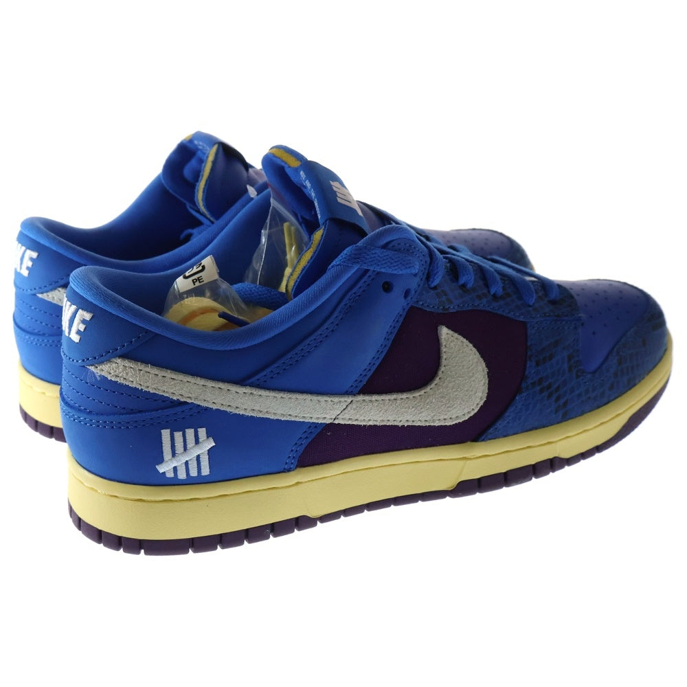 NIKE(ナイキ) ×UNDEFEATED DUNK LOW SP アンディフィーテッド ダンク ローカットスニーカー ブルー US10.5/28.5cm DH6508-400