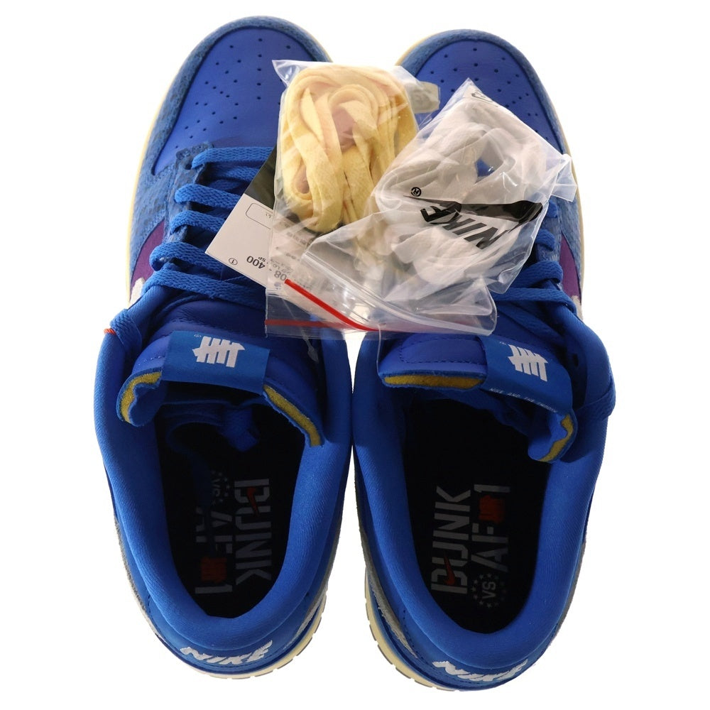 NIKE(ナイキ) ×UNDEFEATED DUNK LOW SP アンディフィーテッド ダンク ローカットスニーカー ブルー US10.5/28.5cm DH6508-400