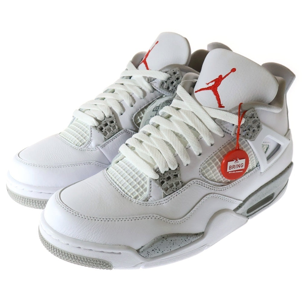 NIKE(ナイキ) AIR JORDAN 4 RETRO エアジョーダン 4 レトロ ハイカットスニーカー シューズ ホワイト US10.5/28.5cm CT8527-100