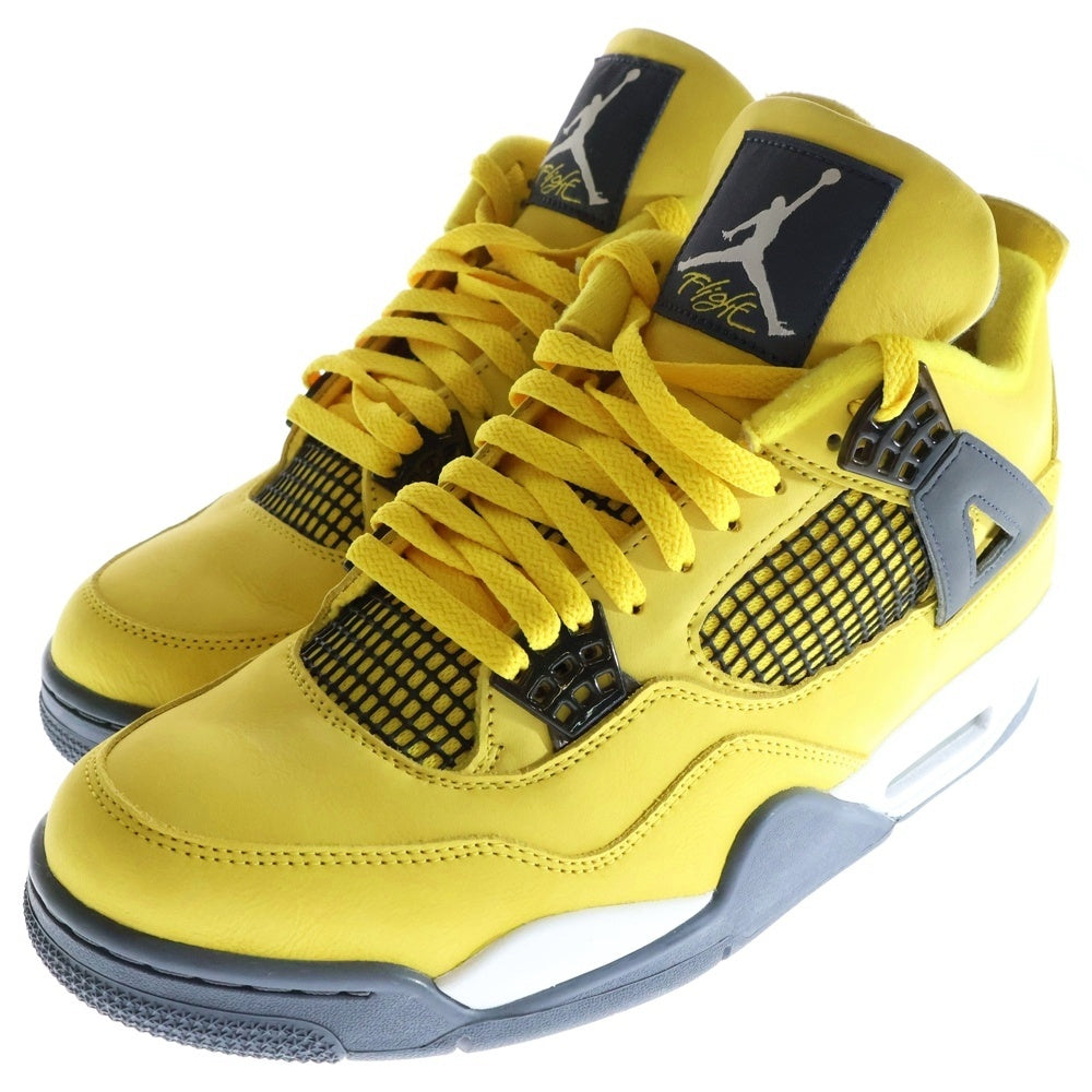 NIKE(ナイキ) AIR JORDAN 4 RETRO TOUR YELLOW エアジョーダン レトロ ハイカットスニーカー ツアー イエロー US10.5/28.5cm CT8527-700