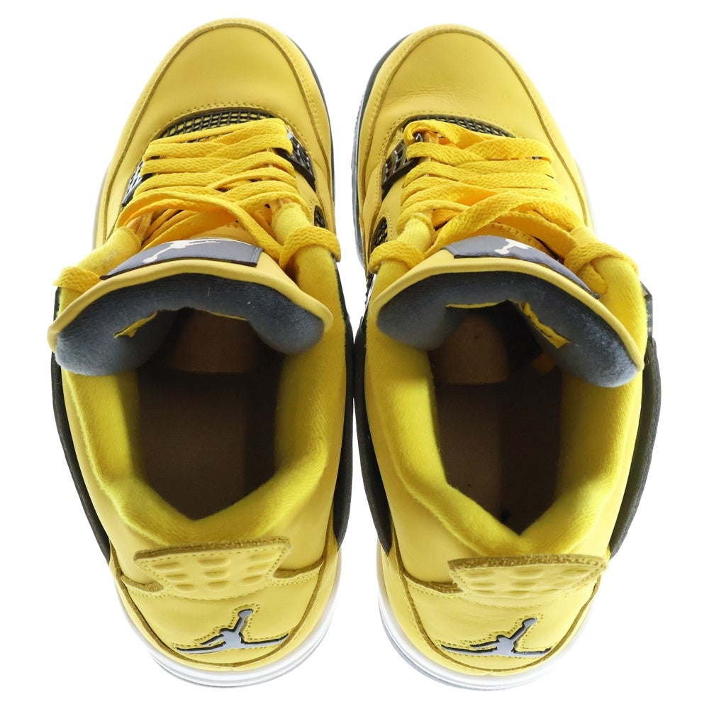 NIKE(ナイキ) AIR JORDAN 4 RETRO TOUR YELLOW エアジョーダン レトロ ハイカットスニーカー ツアー イエロー US10.5/28.5cm CT8527-700