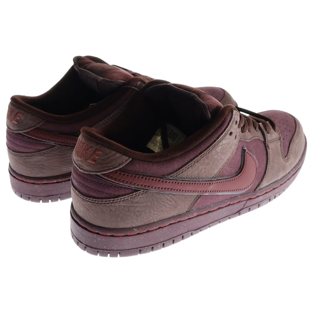 NIKE SB(ナイキエスビー) DUNK LOW PRM ダンク プレミアム シティ オブ ラブ ローカットスニーカー バーガンディ US10.5/28.5cm FN0619-600
