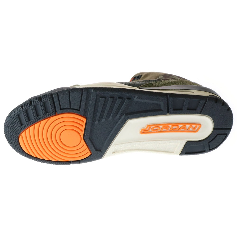 NIKE(ナイキ) AIR JORDAN 3 RETRO PATCHWORK エアジョーダン3 レトロ パッチワーク ミッドカットスニーカー カーキ US10.5/28.5cm DO1830-200