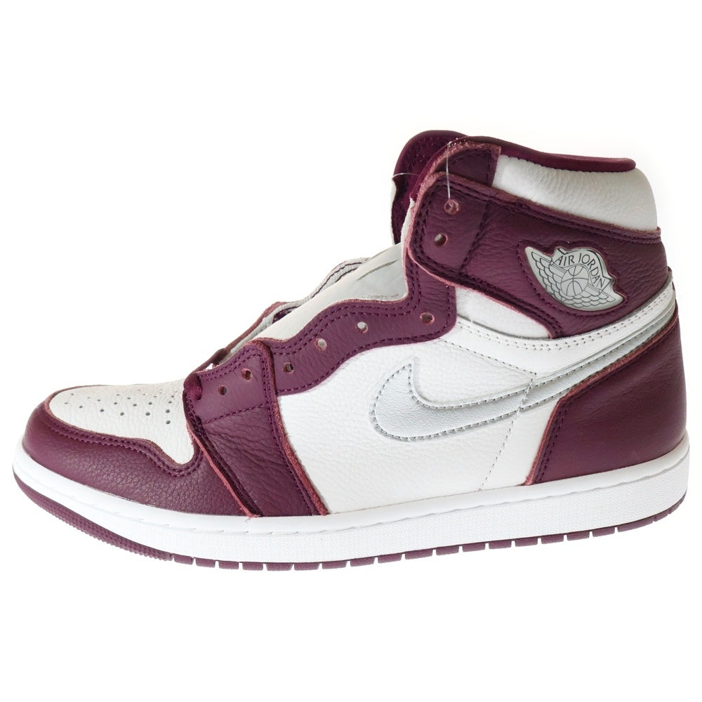 NIKE(ナイキ) AIR JORDAN 1 RETRO HIGH OG BORDEAUX エアジョーダン1 レトロ ハイカットスニーカー ボルドー US10.5/28.5cm 555088-611