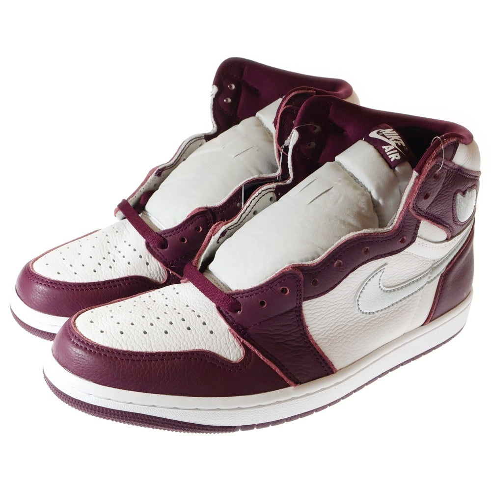 NIKE(ナイキ) AIR JORDAN 1 RETRO HIGH OG BORDEAUX エアジョーダン1 レトロ ハイカットスニーカー ボルドー US10.5/28.5cm 555088-611