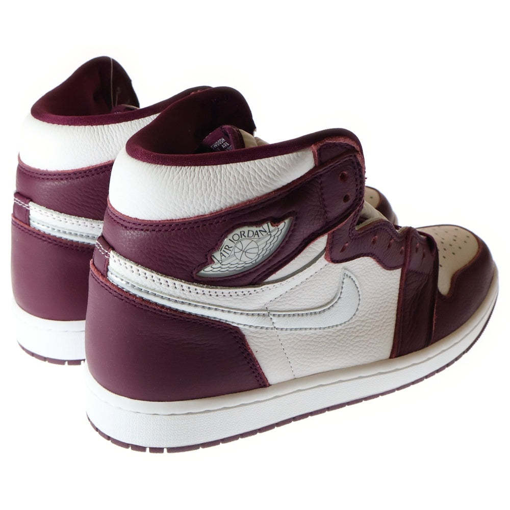NIKE(ナイキ) AIR JORDAN 1 RETRO HIGH OG BORDEAUX エアジョーダン1 レトロ ハイカットスニーカー ボルドー US10.5/28.5cm 555088-611