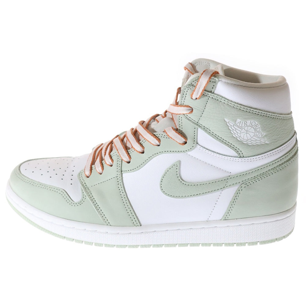 NIKE(ナイキ) WMNS AIR JORDAN 1 HIGH OG SEAFOAM CD0461-002 ウィメンズ エアジョーダン1 シーフォーム ハイカットスニーカー ホワイト/ライトグリーン US12/29cm CD0461-002