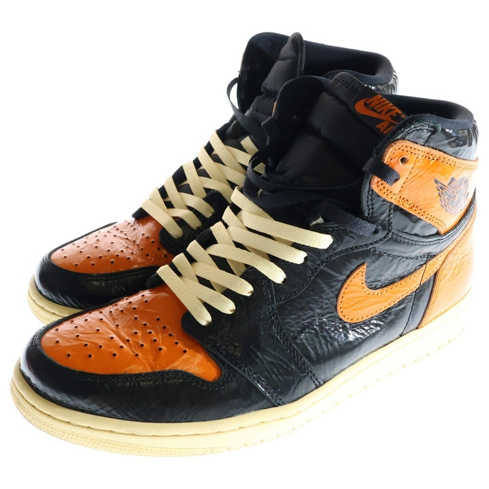 NIKE(ナイキ) AIR JORDAN 1 RETRO HIGH OG SHATTERED BACKBOARD 3.0 エアジョーダン1 レトロ シャッタードバックボード3.0 ハイカットスニーカー US10.5/28.5cm 555088-028