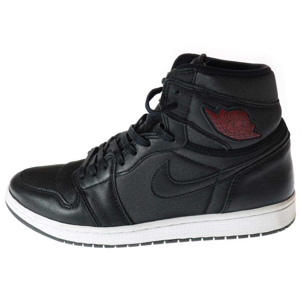 NIKE(ナイキ) AIR JORDAN 1 RETRO HIGH OG BLACK GYM RED エアジョーダン1 ブラック ジム レッド ハイカットスニーカー ブラック US10.5/28.5cm 555088-060