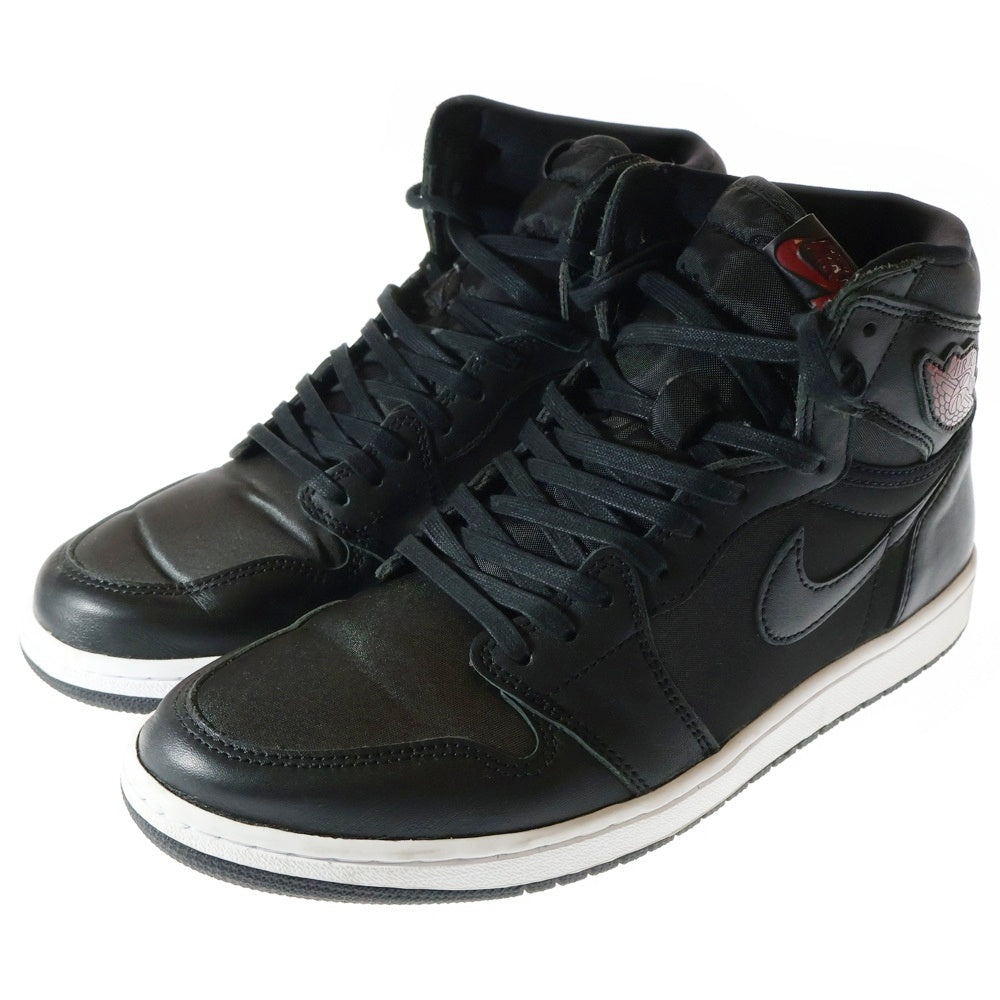 NIKE(ナイキ) AIR JORDAN 1 RETRO HIGH OG BLACK GYM RED エアジョーダン1 ブラック ジム レッド ハイカットスニーカー ブラック US10.5/28.5cm 555088-060