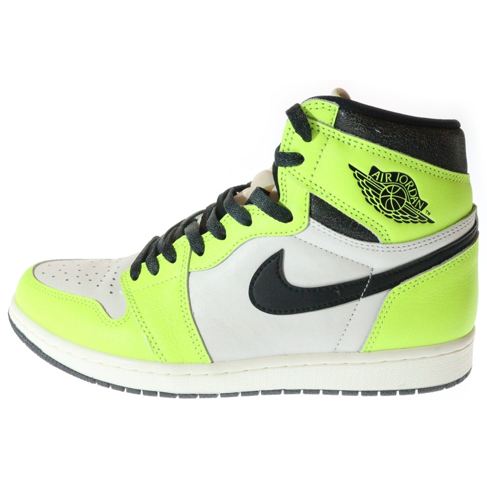 NIKE(ナイキ) AIR JORDAN 1 HIGH OG Volt Visionaire エアジョーダン 1 ハイカットスニーカー ボルト ヴィジョネア イエロー/ホワイト US10.5/28.5cm 555088-702