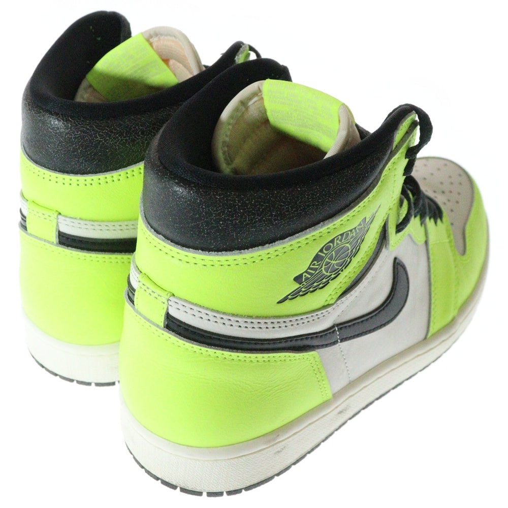 NIKE(ナイキ) AIR JORDAN 1 HIGH OG Volt Visionaire エアジョーダン 1 ハイカットスニーカー ボルト ヴィジョネア イエロー/ホワイト US10.5/28.5cm 555088-702