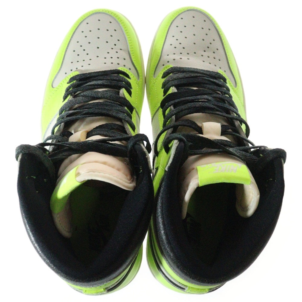 NIKE(ナイキ) AIR JORDAN 1 HIGH OG Volt Visionaire エアジョーダン 1 ハイカットスニーカー ボルト ヴィジョネア イエロー/ホワイト US10.5/28.5cm 555088-702