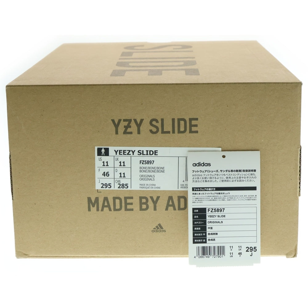 adidas(アディダス) YEEZY Slide Bone イージー スライド ボーン サンダル ベージュ US11/ 29.5cm FZ5897