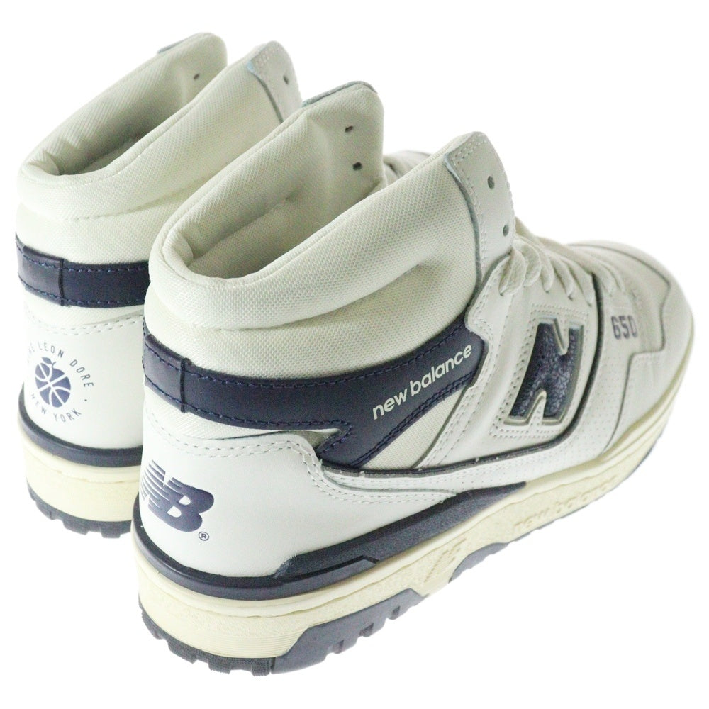 New Balance(ニューバランス) ×Aime Leon Dore 650R Navy BB650RD1 エメ レオン ドレ ハイカットスニーカー ネイビー US10.5/28.5cm