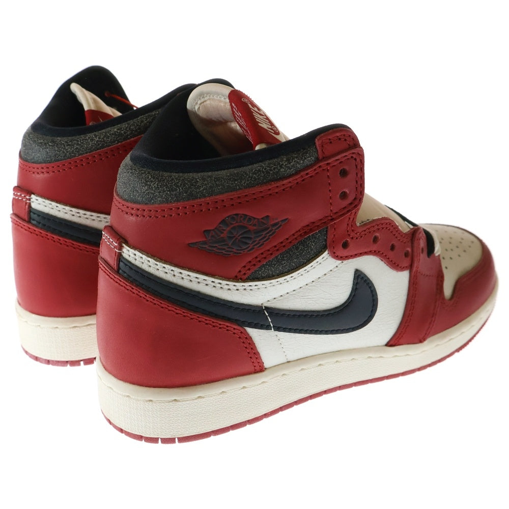 NIKE(ナイキ) GS Air Jordan 1 High OG Lost & Found/Chicago GS エアジョーダン1 OG ロスト & ファウンド/シカゴ ハイカットスニーカー レッド US3.5Y/22.5cm FD1437-612