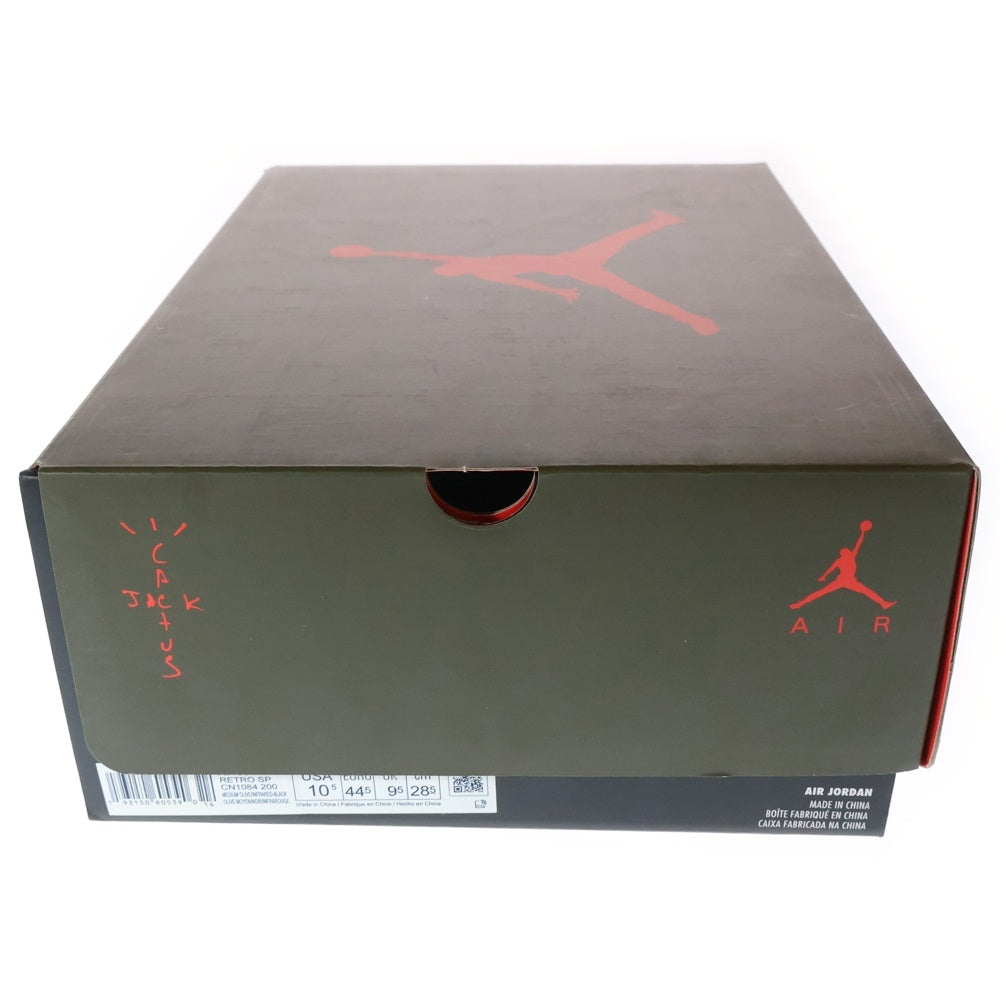 NIKE(ナイキ) ×TRAVIS SCOTT AIR JORDAN 6 RETRO SP トラヴィス スコット エアジョーダン ハイカットスニーカー カーキ US10.5/28.5cm CN1084-200