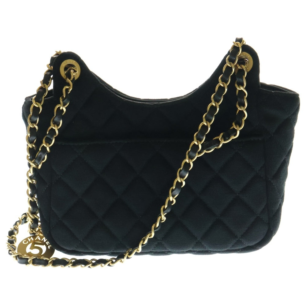 CHANEL(シャネル) マトラッセ ホーボー スモール チェーンショルダーバッグ ブラック レディース ランダムシリアル AS3710