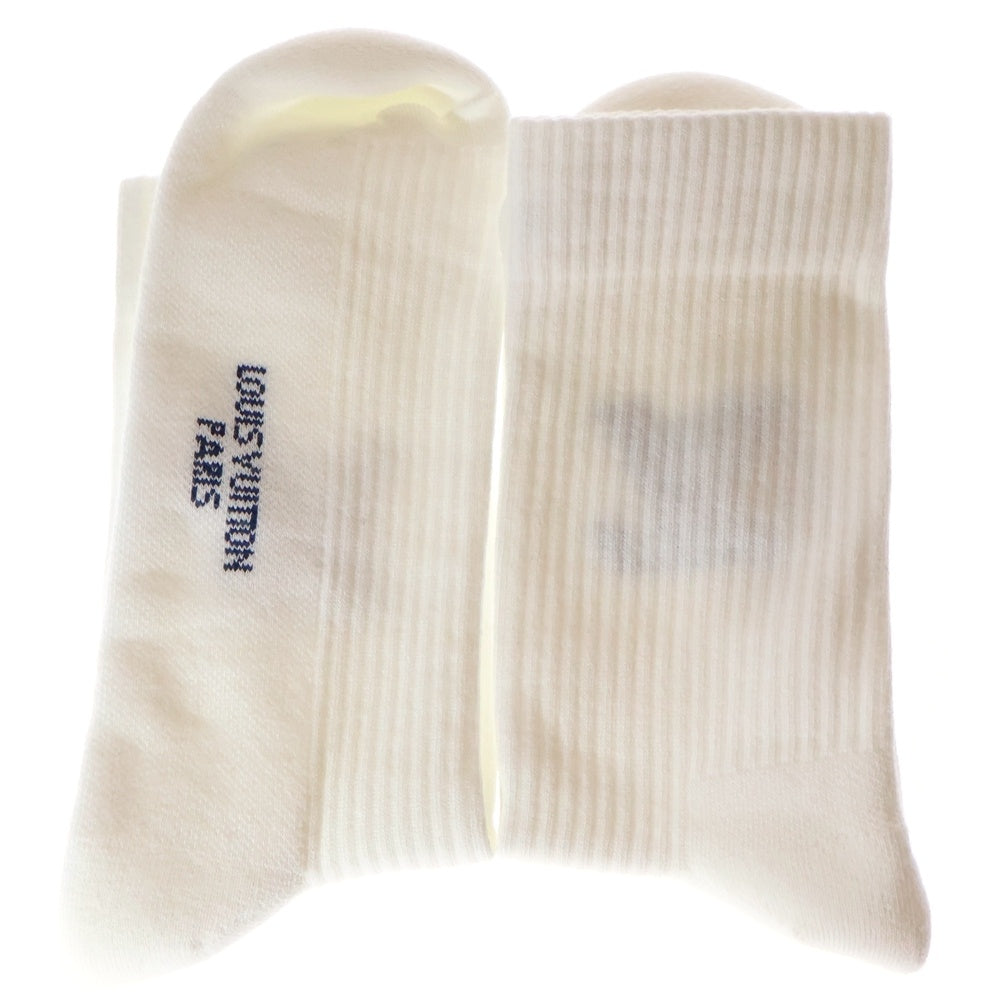 LOUIS VUITTON(ルイヴィトン) ソックス・オンリー LV ロゴ 靴下 ホワイト M7981L