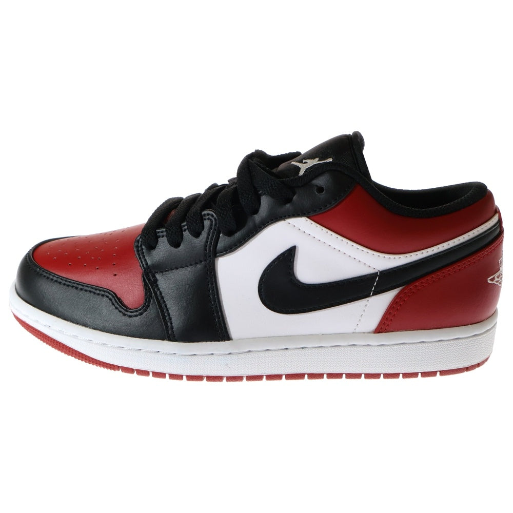 NIKE(ナイキ) AIR JORDAN 1 LOW BRED TOE エアジョーダン1 ブレッドトゥ ローカットスニーカー レッド/ブラック US8/26cm 553558-612