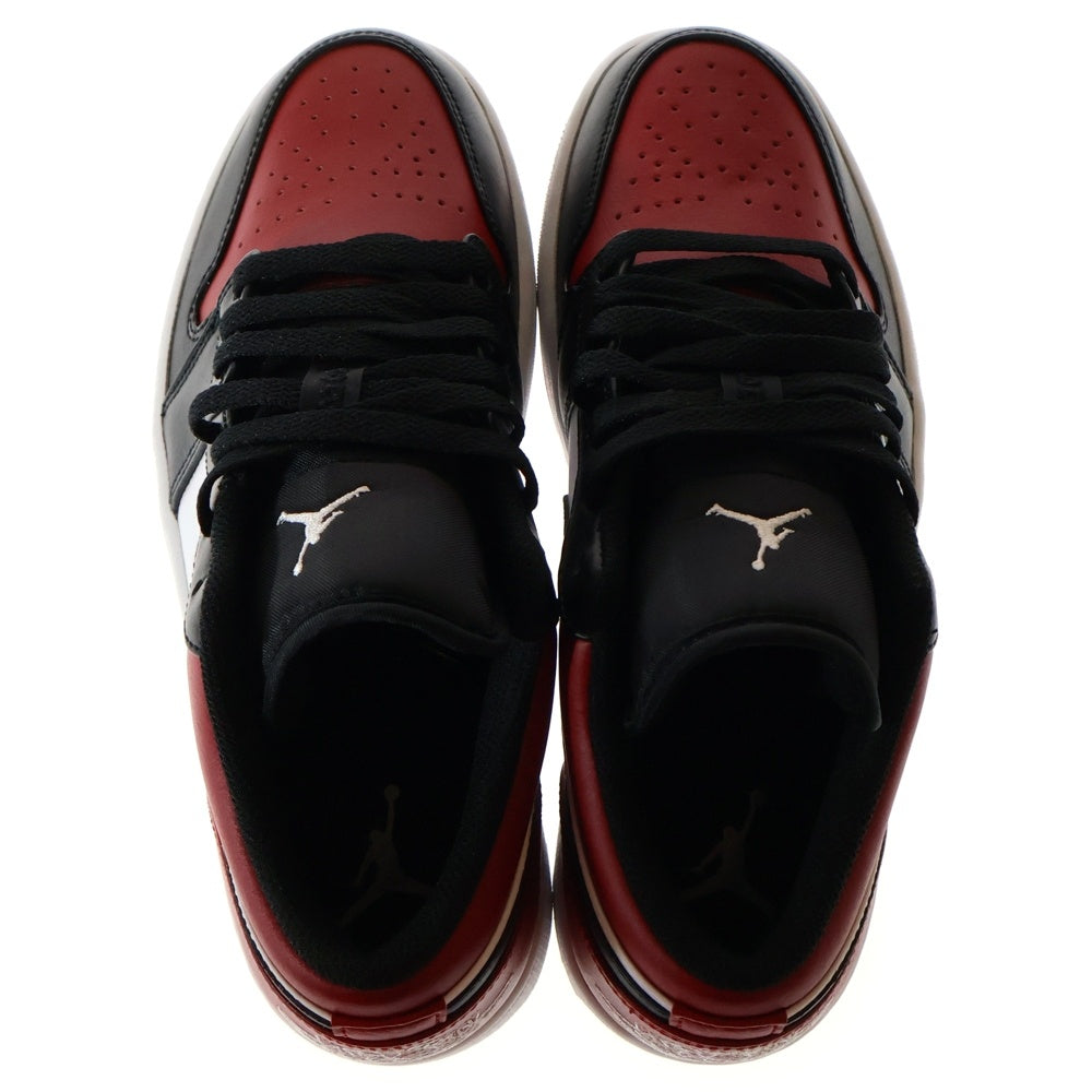 NIKE(ナイキ) AIR JORDAN 1 LOW BRED TOE エアジョーダン1 ブレッドトゥ ローカットスニーカー レッド/ブラック US8/26cm 553558-612