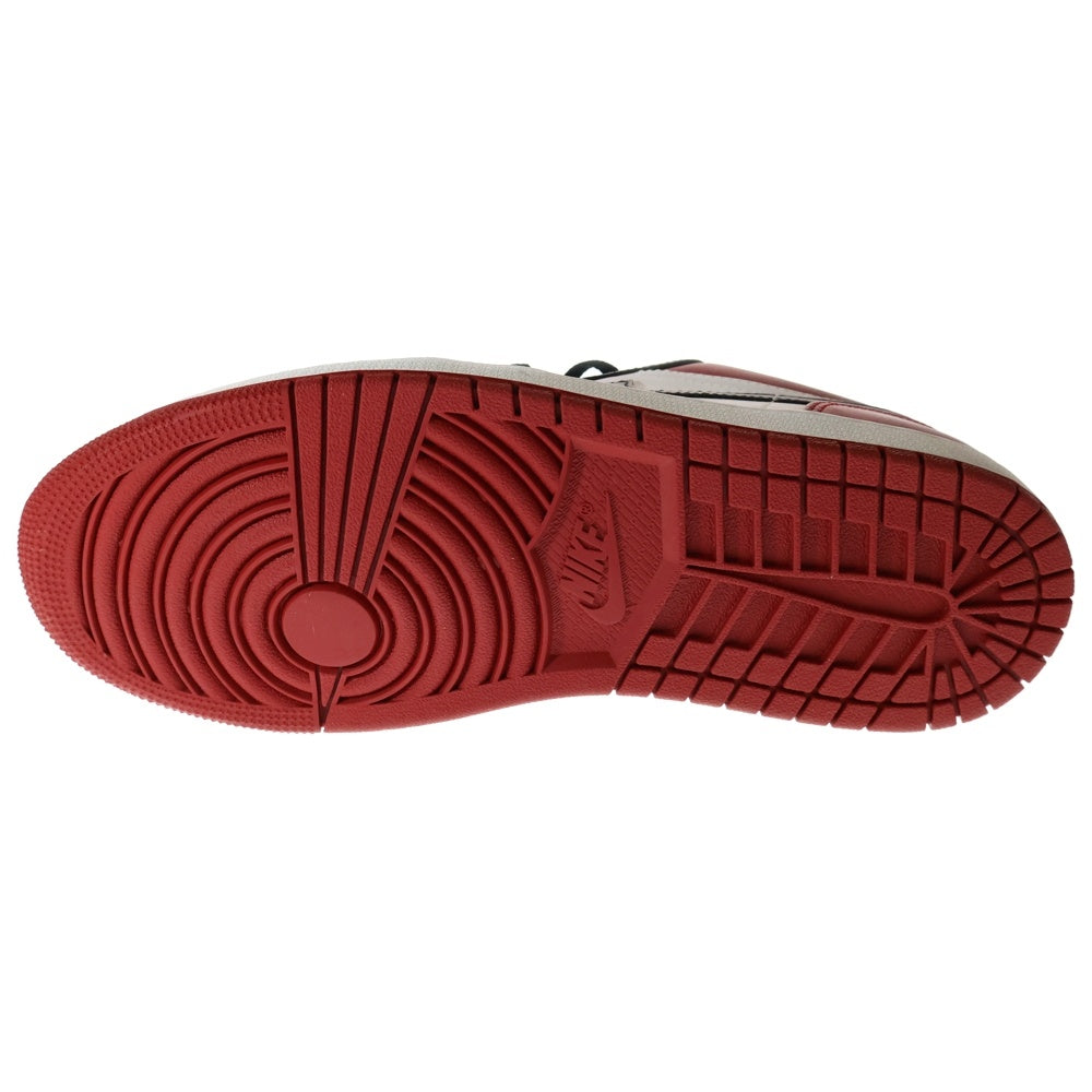 NIKE(ナイキ) AIR JORDAN 1 LOW BRED TOE エアジョーダン1 ブレッドトゥ ローカットスニーカー レッド/ブラック US8/26cm 553558-612