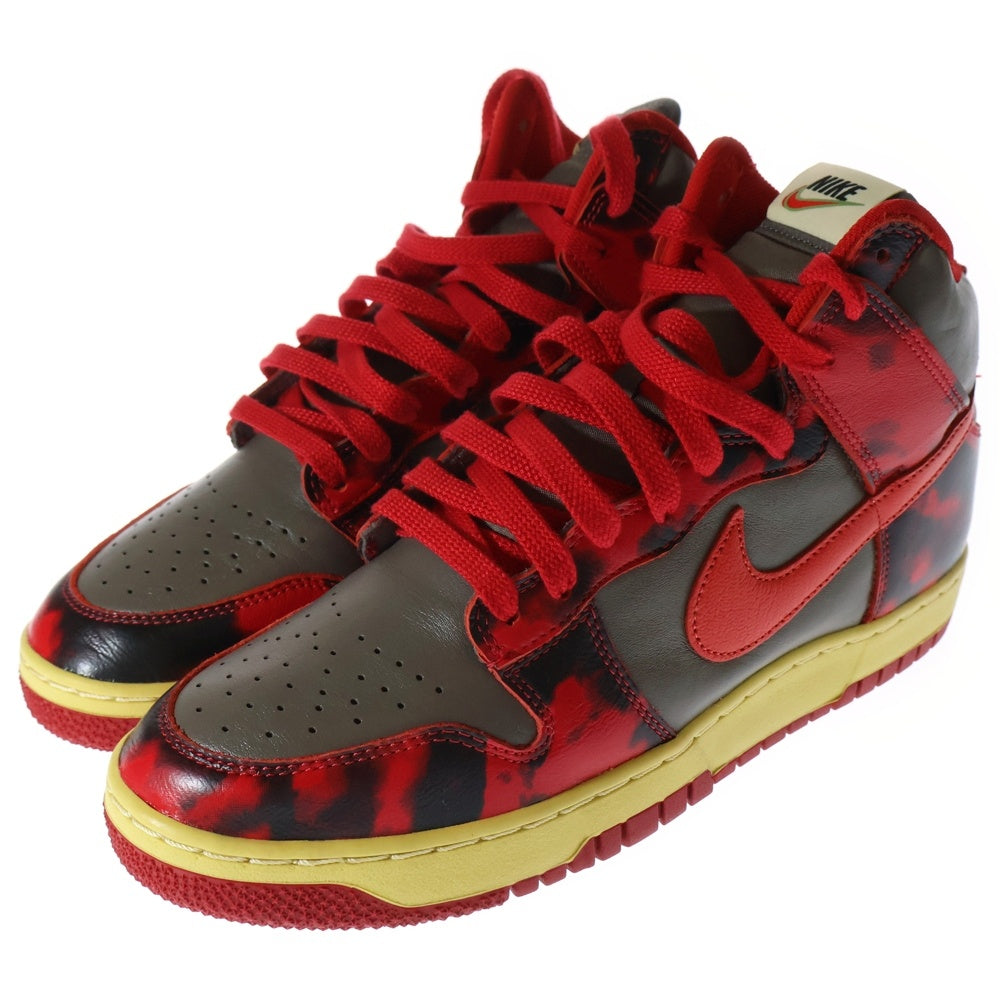 NIKE(ナイキ) DUNK HI 1985 SP RED ACID WASH ダンク レッドアシッドウォッシュ ハイカットスニーカー シューズ レッド US9/27cm DD9404-600