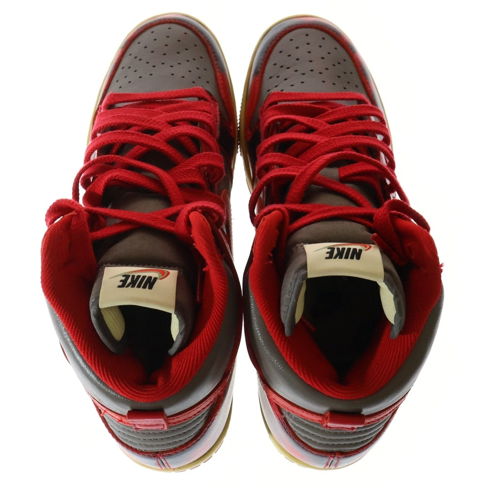 NIKE(ナイキ) DUNK HI 1985 SP RED ACID WASH ダンク レッドアシッドウォッシュ ハイカットスニーカー シューズ レッド US9/27cm DD9404-600