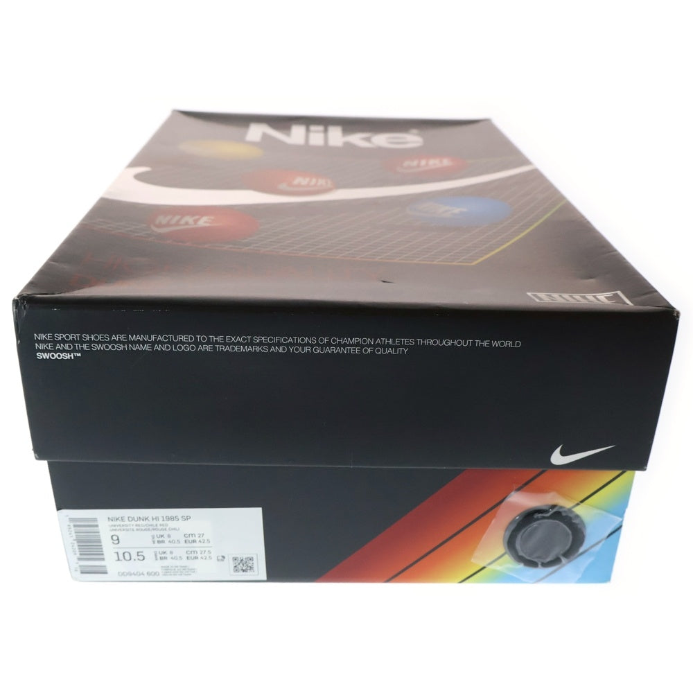 NIKE(ナイキ) DUNK HI 1985 SP RED ACID WASH ダンク レッドアシッドウォッシュ ハイカットスニーカー シューズ レッド US9/27cm DD9404-600