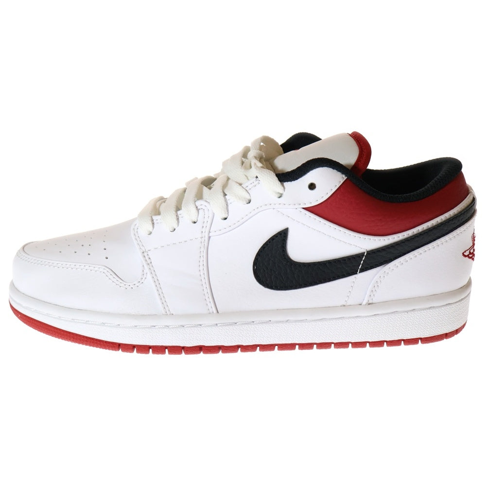 NIKE(ナイキ) AIR JORDAN 1 LOW エアジョーダン1 ローカットスニーカー ホワイト/レッド US8/26cm 553558-118