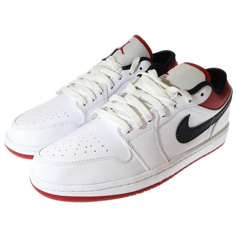 NIKE(ナイキ) AIR JORDAN 1 LOW エアジョーダン1 ローカットスニーカー ホワイト/レッド US8/26cm 553558-118